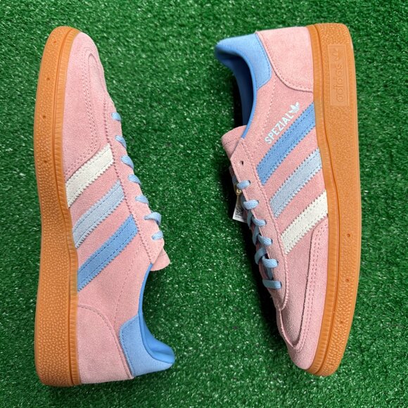 Adidas Handball Spezial Low Womens Handball Shoes Pink IG1974 NEW Multi Sz - Picture 3 of 4